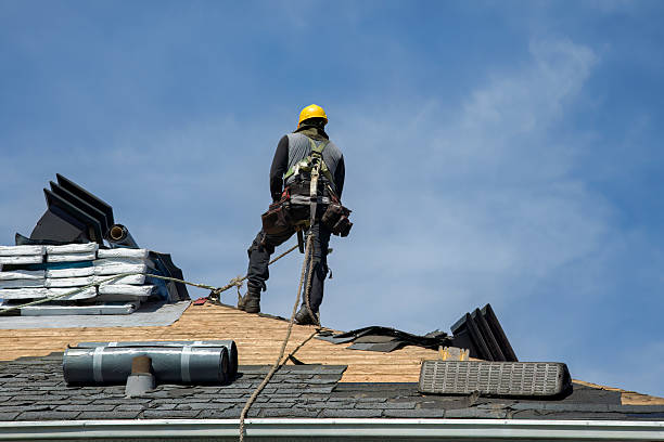 Professional Roof Replacement technician working in Brunswick, NC